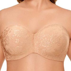 "DELIMIRA"  Strapless Minimizer Bra Plus Size Underwire BRAND NEW